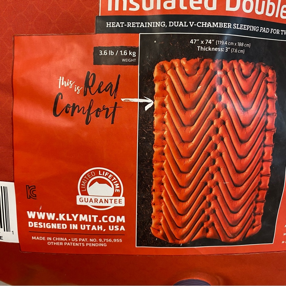 Klymit Insulated Double V Sleeping Mat